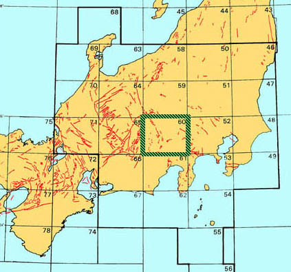 active fault map